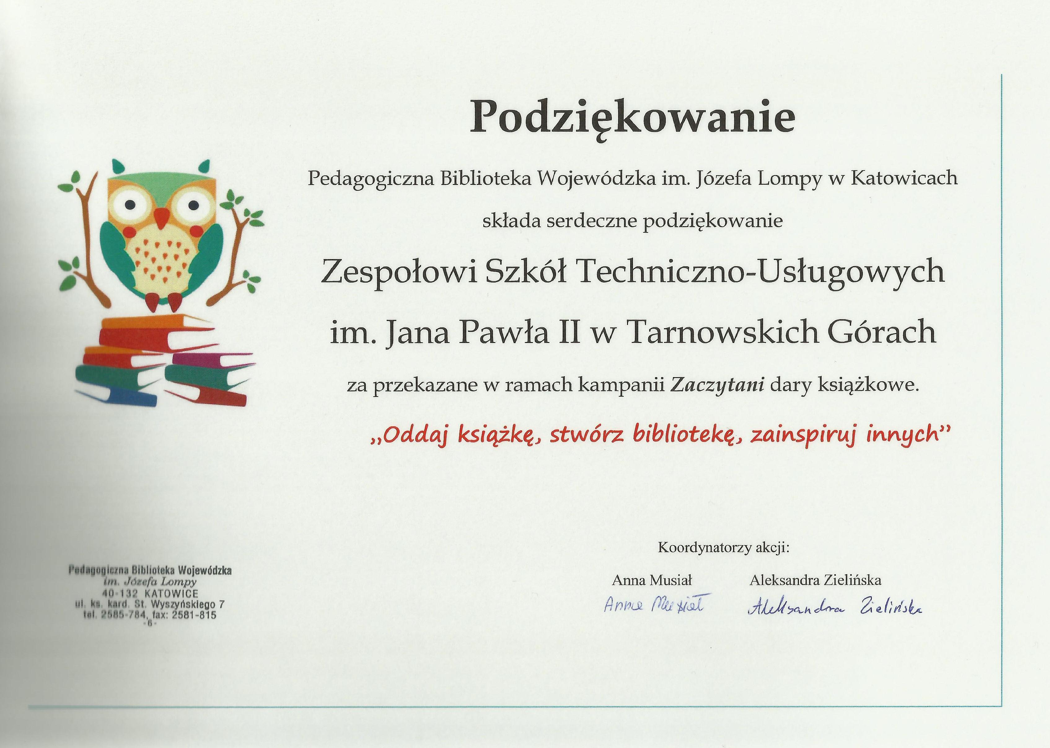 scan podziekowania