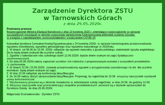 zarzadzenie29052020